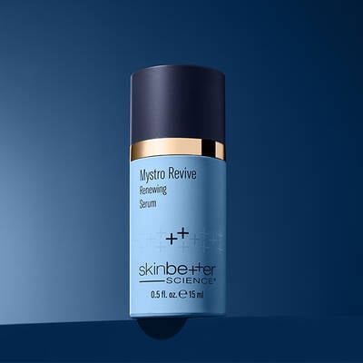 Skinbetter science product on a dark blue background